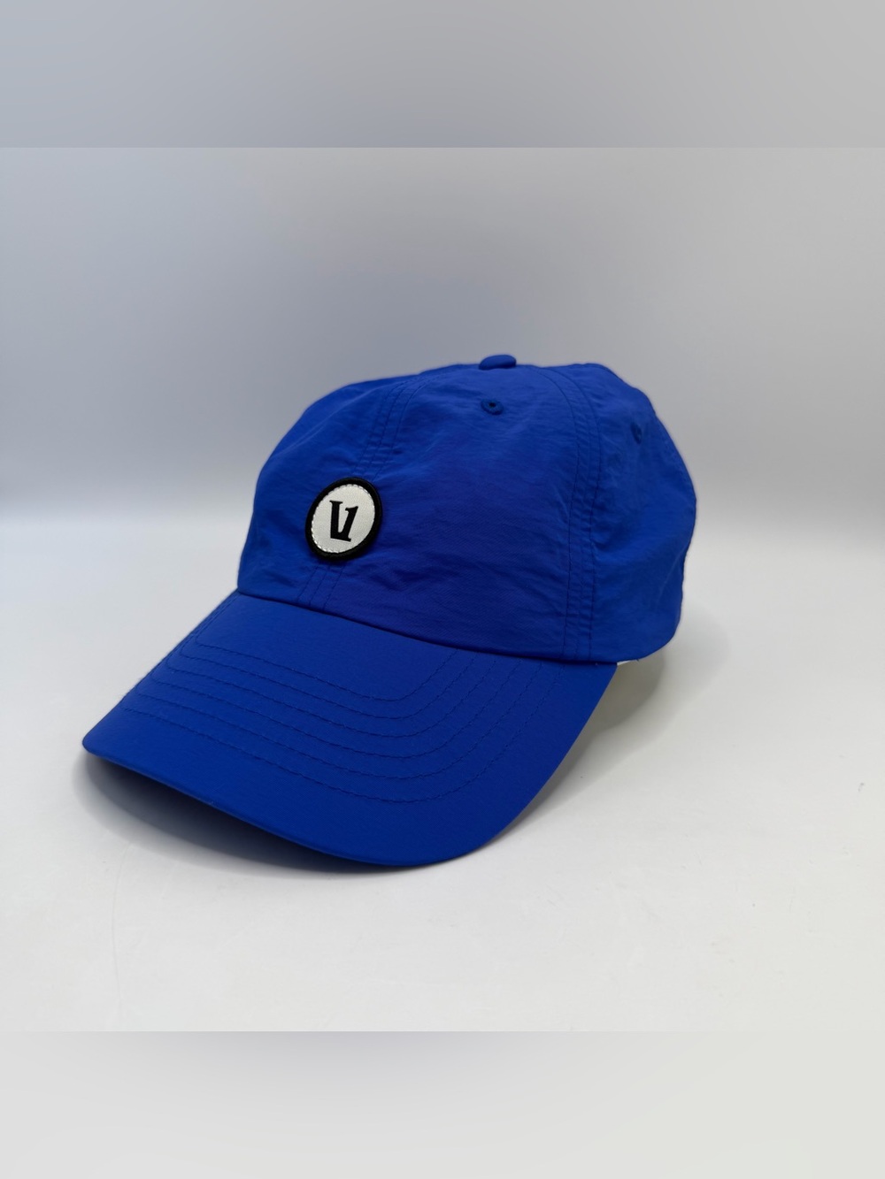 Vuori Hat Blue Snapback Cap Logo Patch Adjustable Lightweight Athletic